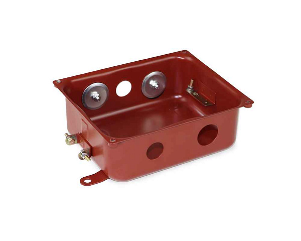 Коробка металлическая с заглушкам 215х175х100 (5 отверстий: 4Ø25, 1Ø32)IP65 ГОФРОМАТИК