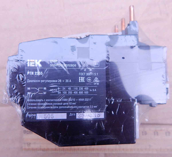Реле тепловое РТИ-2355 (28-36А) ИЭК
