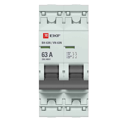 Выкл.нагрузки 2Р 63А (ВН-63N) PROxima