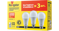 Лампа ЛЕД  E27 15Вт 4К NLLB-A60-15-230-4K-E27 Navigator 82482