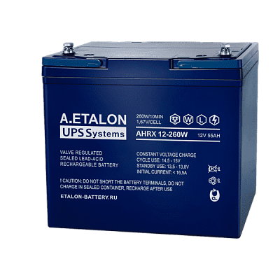 Аккумулятор A.ETALON AHRX 12-260W (55)