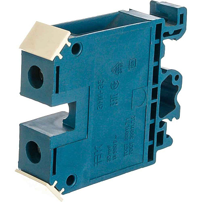 Клеммник ЗНИ-125А 35мм2 (JXB125А) синий ИЭК