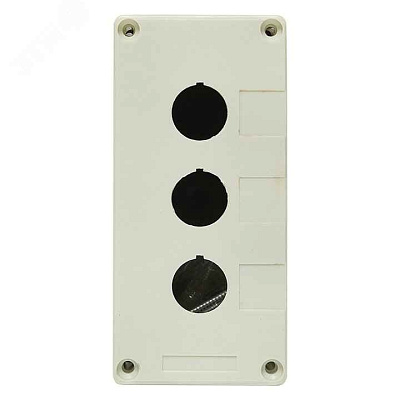 Корпус  КП 103 для кнопок 3 места (белый ) EKF