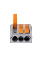 Клемма соединительная СК-413-3 (0.4-2.5мм2 и 0.5-4.0мм2) проxодная General