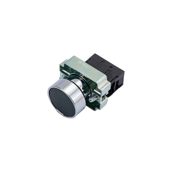 Кнопка LAY5-BA21 без подсветки черная 1 НО ИЭК