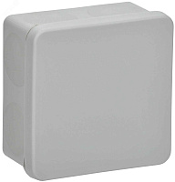 Коробка распаячная КМ42435  о/п 80x80x40мм IP67 8 вв серая  ИЭК
