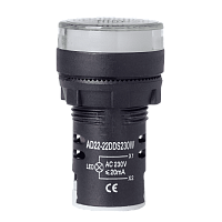 Сигнальн.арматура АD-22DS(LED) белая (матрица) 230В ИЭК AC ИЭК