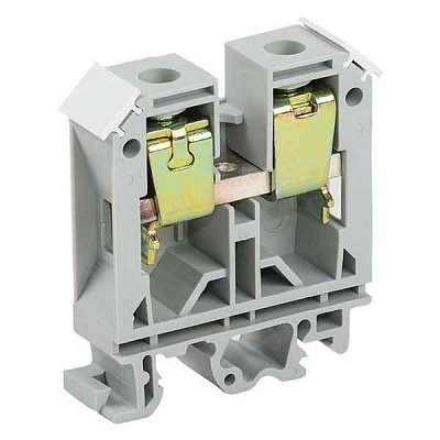 Клеммник ЗНИ-125А 35мм2 (JXB125А) серый HLT