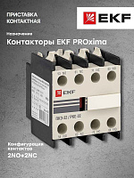 Приставка ПКЭ-22 2NO+2NC EKF