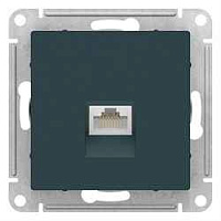 ШЭ Атлас Роз.комп. с/у RJ45, (б/рамки, изумруд) ATN000883 (10шт/уп)