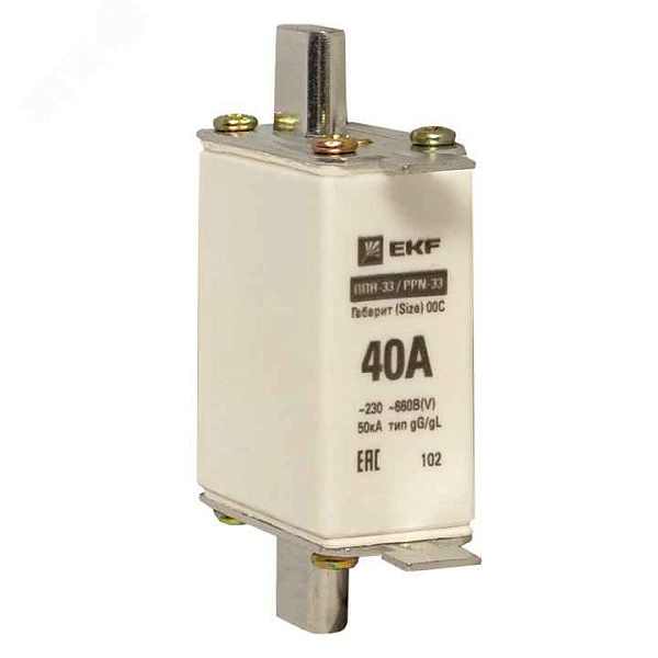 Предоxр.ППН-33-Г.00  (40A) плавкая вставка, ИЭК РФ
