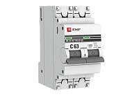 Автомат  2п  6А (C) 4,5kA ВА 47-63 EKF PROxima,