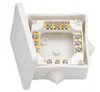 Коробка монтажн.КМ-222 102x102x43,5 клем. IP44