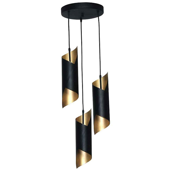 Маэстро 231 черн./зол.НСБ 01-3x60-138 Е27 ИУ Светильник