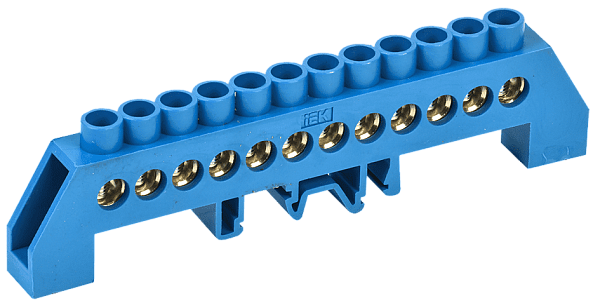 Шина нулевая в комб. DIN-изол "Стойка"  ШНИ-8x12-14-Д-КС-С ИЭК