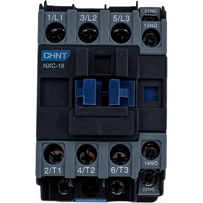 Контактор 18А 230В/АС3 1НО+1НЗ NXC-18 18A  CHINT