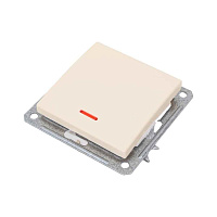 ШЭ 59 Выкл. 1кл. с/у с инд. 16А (сл.кость, б/рамки)(20шт) VS116-153-2-86