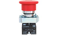 Кнопка LAY5-BT42 "Грибок" с фиксацией НЗ ИЭК