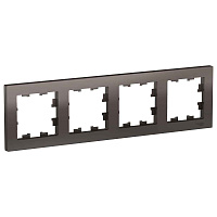 ШЭ Атлас рамка 4-я,(мокко) ATN000604 (5шт/уп)