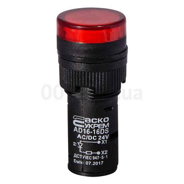 Сигнальн.арматура АD-16DS(LED) красная (матрица)  24В AC/DC ИЭК