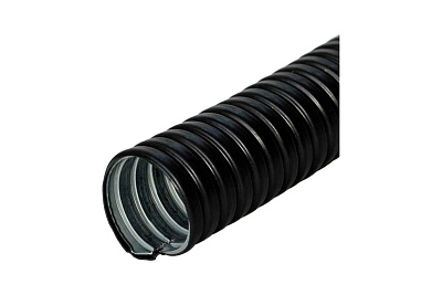 Металлорукав в ПВХ изоляции РЗ-ЦП нг LS 18 (50 м/уп.) с протяжкой ГОФРОМАТИК