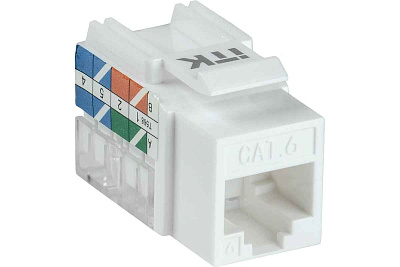 ИТК Модуль Keystone Jack категория 6 FTP 110 IDC 90 градусов розеточный