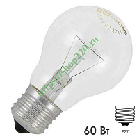 ЛОН   60 E27 (Лисма, Б60-230В )