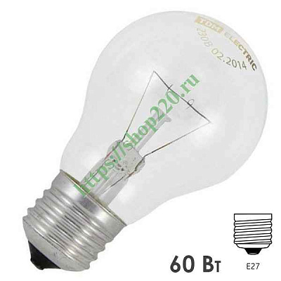 ЛОН   60 E27 (Лисма, Б60-230В )