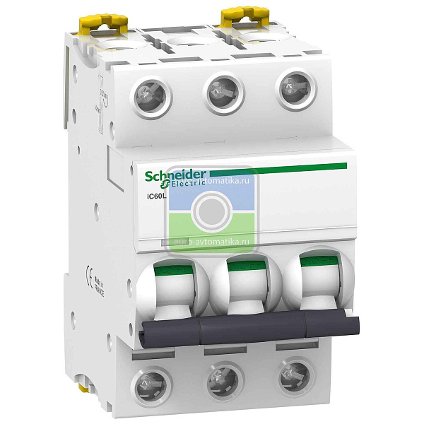 Автоматический выключатель A9F94306 АВТ. ВЫКЛ.iC60L 3П 6A C Schneider