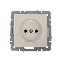 ИЭК Брайт Роз. 1м без з/к/ш 10А РС10-1-0-БрЖ жемч. IEK