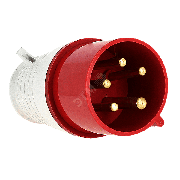 Силовая вилка 025 3Р+РЕ+N 32А 380В IP44 ИЭК РФ