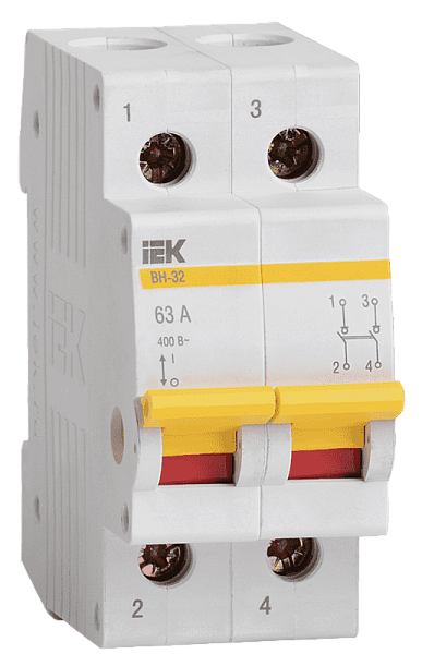 Выкл.нагрузки 2Р 63А (ВН-32) SHCET