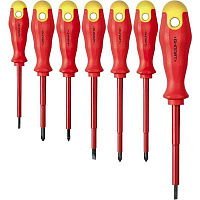 Инстр. Отвертка ОНЛАЙТ 90 356 диэлектрическая (набор 7 шт.)