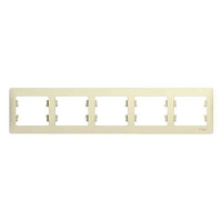 ШЭ Глосса Рамка 5-я гориз. GSL000205 (беж.) (5шт/уп)