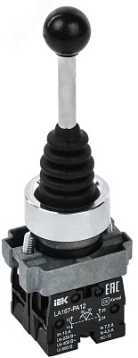 Джойстик LA167-PA12 , 2 пол. с фиксацией черный ИЭК