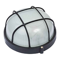 НПП 1302 60Вт круг черный с реш. GCF-R-E27-60-IP65 General