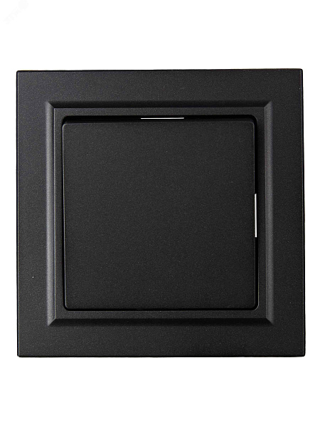 ИЭК Брайт Выкл. 1-кл. с/у  10А IP20 ВСР10-1-0-БрЧ черный в сборе