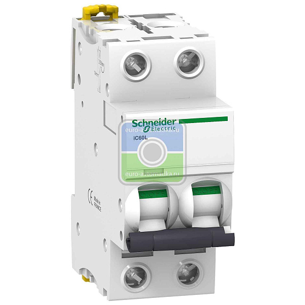 Автоматический выключатель A9F94206 АВТ. ВЫКЛ.iC60L 2П 6A C Schneider