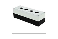 Корпус  КП 104 для кнопок 4места белый ИЭК