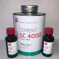 Клей Cement SC 4000, 700 гр. Черный с отвердителем