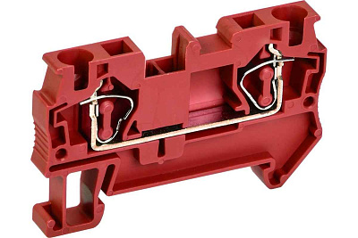 Клемма пружинная КПИ 2в- 4 41А красный ИЭК