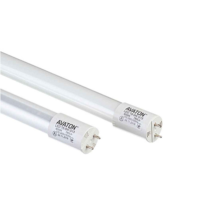 Лампа ЛЕД  Т8- 9Вт 600мм 4К прозр. 80 CRI G13 П AC 25x1 ФС