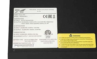 Модуль батарейный Kehua, без АКБ (с коннекторами для подключения внутр. АКБ макс. 80 шт. 7-9Ah/12V), 250х755х910 мм, совместим c ИБП MY30-40S