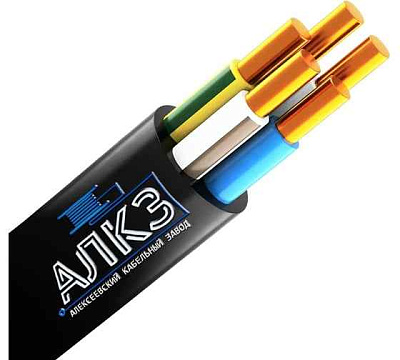 Кабель ВВГ 5x10 (ВВГнг -LS  5x  10 ЗП (А) (0,66 кВ), ККЗ, РФ
