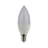 Лампа ЛЕД  E14  5Вт свеча мат.4К LED Candle C37 400lm 4000K E14 IEK