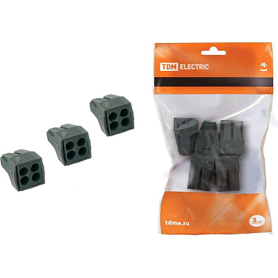 Клемма монтажная КБМ- 773-304 2,5мм2  4-к-та (упак. 100 шт)( NTC-AC-4) Navigator