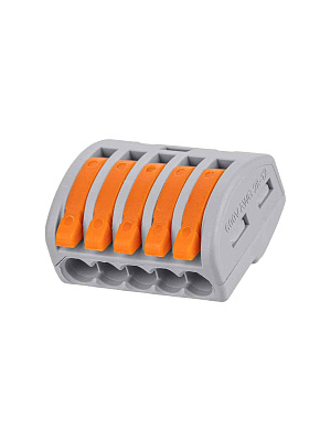 Клемма соединительная СК-415 (2,5мм2) 5 к-тов (СМК 222-415) ИЭК