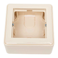 ШЭ 59 Коробка-переxодник о/у 1-я (сл.кость)(30шт) с рамкой KP-152-28