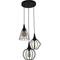 Форма 231 черн.муар (Плафон Микс) НСБ 01-3x60-141 Е27 ИУ Светильник