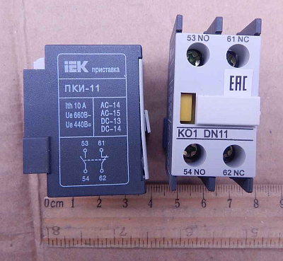 Приставка ПКИ-11 доп.контакты 1NO+1NC ИЭК